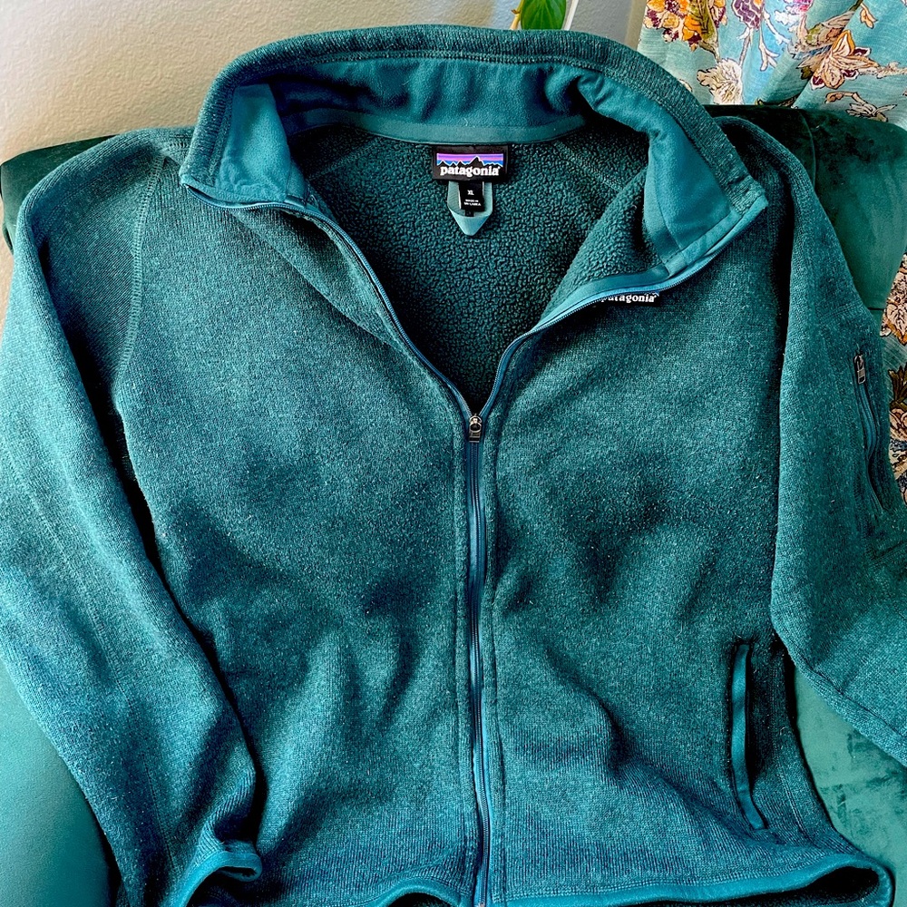 Patagonia Better Sweater in evergreen size XL